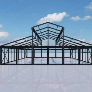 Black Aluminum Frame Clear PC PVC Top Waterproof Wedding Atrium Tent for Trade Show Party Tent