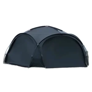 Black Dome Canopy Standard Sunshade Tent UV-Protective Outdoor Camping Shelter Rain-Resistant 2000-3000mm Waterproof Folding