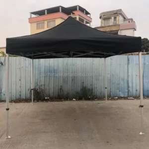 Black Folding Pop-Up Canopy Tent Outdoor Event Market Booth