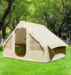 Black Friday Sale Automatic Windproof Waterproof Blow up Glamping Tent Easy Setup Inflatable Camping Tent with Pump for Hiking