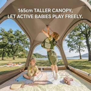 Blackout UPF 4500+ Automatic Summer Tent Mesh UV Protection 3-4 Person Outdoor Camping Shelter CE Certified One Bedroom One