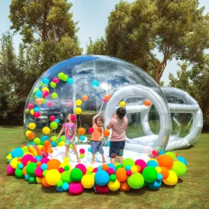 Blower-Included 3M Inflatable Arch Design Bubble House Lawn Tent Outdoor