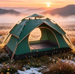 Breathable Full Mesh Inner Layer Dome Tent Windproof Camping Tent for Mountain Outdoor Trips