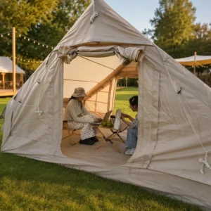 6.3sqm Lightweight Camping Inflatable Tent 210D Oxford Cloth 13KG Waterproof Outdoor Shelter Single Door Air Gear Kit