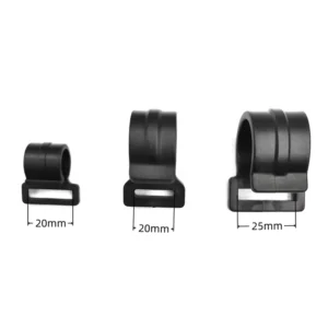 C-Shape Plastic Camping Tent Pole Hook Clips 20mm 25mm Bag Parts
