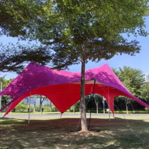 C988 Rose Red Yellow Oxford Four-season Waterproof 55 Single Layer Straight Bracing One Bedroom Girls Party Big Sunshade