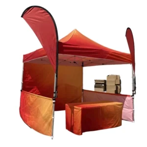 CA in Stock Ultra-light Aluminum Alloy Waterproof Portable Tent Frame for Tradeshow Giveaways and Outdoor Use