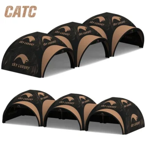 CATC Personalized Printed Sealed Connected Inflatable Dome Air Tent Spider Tents Pavilions For Events Advertisement