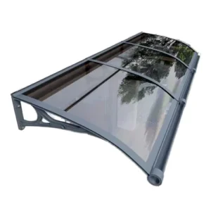 CE Certified PC Awning Storm-Proof Aluminium Patio Canopy, Wind Resistant to 120 km/h, for Windows and Doors