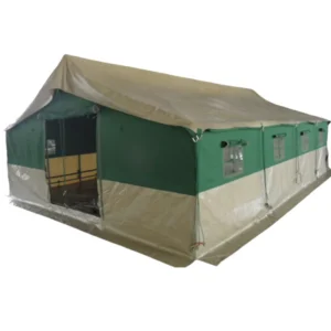 CHENYA CY18 40 50 Person Africa Large Field Tent with Rain Fly Outdoor Camping Canvas Four season One Bedroom 3000mm Waterproof