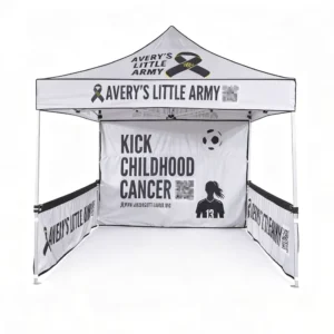 CPAI-84 10x10ft Aluminum Tent Advertising Folding Outdoor Trade Show Custom 10×10 Canopy Tent