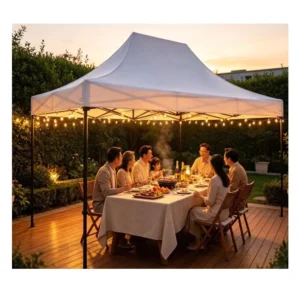 CT20 Heavy Duty Outdoor Exhibition Event Canopy Tent, Single-Layer Oxford Fabric, Waterproof UV Protection, 20×15
