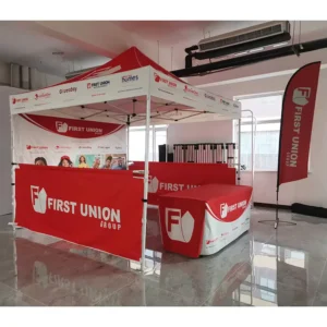 CUSTOM Made PRINTED TRADE SHOW ADVERTISING CANOPY TENTS 10 X 10 FEET FOLDING TENT