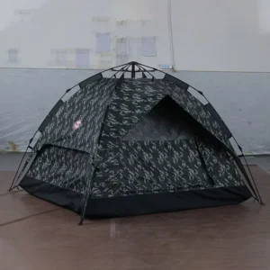 Camouflage Pop-Up Tent, Portable 3-4 Person Folding Sunshade Canopy for Outdoor Camping