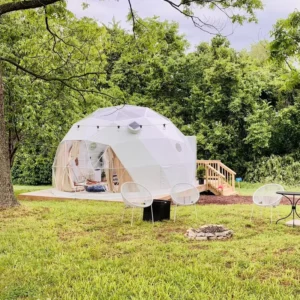 Camping 12M Diameter Geodesic Dome Glamping Innovation Igloo Tent