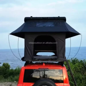 Camping 4×4 Waterproof Polyester Shell Rooftop Tent with Double Layers Four Season Use Quick Automatic Opening for Car Roof