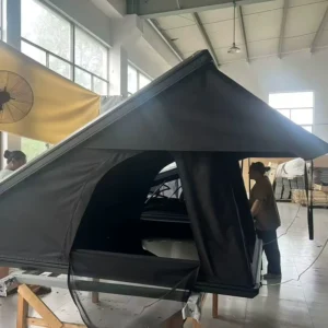 Camping 4×4 Waterproof Roof Aluminum Shell Car Rooftop Tent Truck Tent Camping Roof Hard Shell Roof Top Tent with Hard Cover