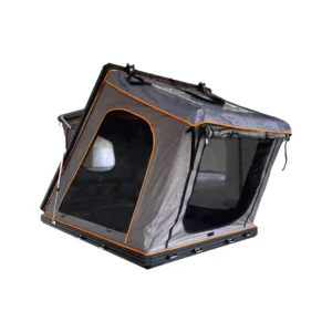 Camping Aluminum Oxford Fabric 3 Person Outdoor Rooftop Car Tent with Hard Shell Waterproof Quick Setup for SUV Four Season Use