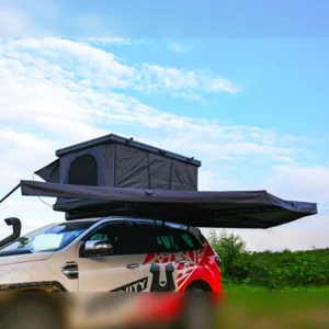 Camping Awning Tent for Outdoor Car Side Use 270 Folding Aluminum Alloy Support Four-season Waterproof Quick Automatic Canvas