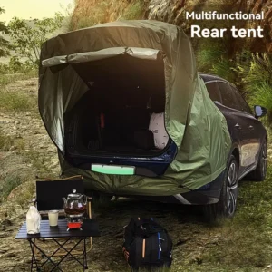 Camping Canopy Roof Extension Tent Sunshade Sun Protection Rainproof Waterwheel Tail Tent Outdoor Use