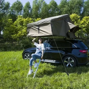 Camping Canvas Aluminum Soft Shell Car Rooftop Tent