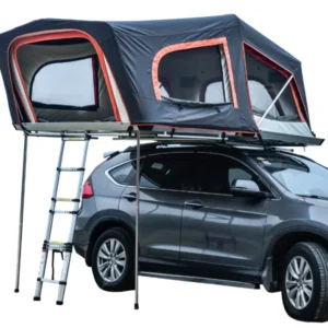 Camping Car Roof Top Tent Aluminum Hard Shell SUV Off-road Four-season Waterproof Double Layer Two Bedrooms Quick Automatic 420D