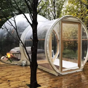 Camping Clear Transparent Inflatable Crystal Bubble Tent Inflatable Bubble Dome Tent With Tunnel