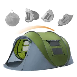 Camping Dome Tent 2/3/4/5 Person Waterproof Portable Backpacking Pop-Up Tent