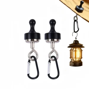 Camping Magnetic Hook Strong Suction Separable Multifunctional Outdoor Tent Canopy Carabiner Magnet Hanger Camping Accessories
