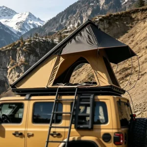 Camping Outdoor Quick Setup 4 Season 2 Person SUV 4×4 Aluminium Hard Shell Car Rooftop Tent