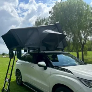 Camping SUV Car Rooftop Tent Automatic Side Open 4 Person ABS Hard Shell Roof Top Tent
