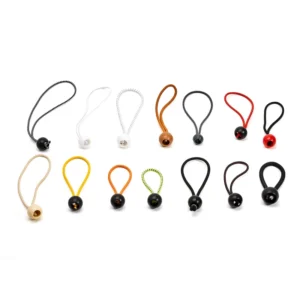 Camping Shock Bungee Cord Lock Stopper with Plastic Ball for Tent
