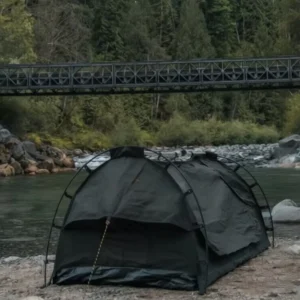 Camping Swag Tent Waterproof Canvas Dome Deluxe 2 Man Swag for 4×4 Off Road Hunting