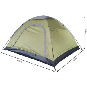 Camping Tent 2 Person Four-Season Waterproof Windproof Foldable Dome Tent with Rainfly