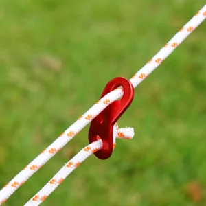 Camping Tent Accessories Rope Tensioner and Fastener for Tightening Tent Cords