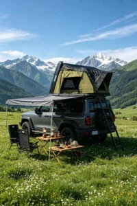 Camping Tent Car Side Awning Tent 270° Outdoor Camping Awning Tent Waterproof Side Camping Tent 4X4 Accessories
