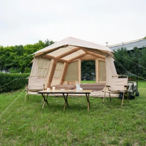 Camping Tent Inflatable 13.68 Sqm Large Oxford Air Tent House for Family Camping Campsite Outdoor