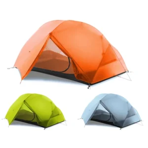 Camping Tent Outdoor Double Layer 2 Person Aluminium Pole Four Season Waterproof Hiking Tent