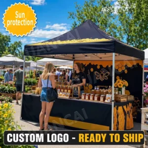 Camping Tent Pop up Large Canopy Folding Tent 3×3 3×6 Trade Show Event Gazebo Outdoor Canopy Oxford Cloth Activity Camping Tent