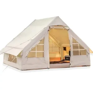 Camping Tent Portable 2 Person Double Layer Camping Tent PU3000mm Waterproof Coating Quick Setup