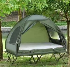 Camping Tent Single Solar Automatic Camping Tent PVC Oxford Fabric Outdoor Tent for Fishing Hunting & Camping