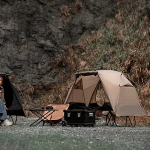 Camping Tent for Single Cot Portable Lightweight Cot Tent for Hiking Fishing and Mountaineering