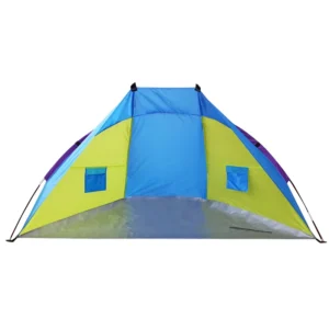 Camping Tents 2 People Beach Tents Sun Shelter with Window Quick Automatic Opening Foldable Tent