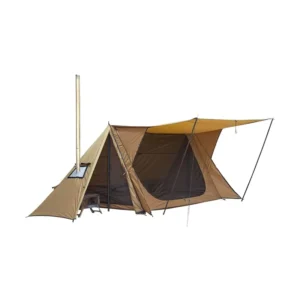Camping Two-Layer One-Room One-Hall Mesh Tent, Ultralight, Waterproof, Tear-Resistant, Flame-Retardant, Four-Season, 2-Person