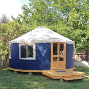 Camping Windproof Wooden Yurta Mongol Morden Yurt House 5m