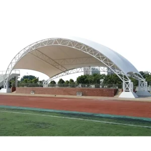 Canopies For Outdoor Events PVDF Fabric Large Span Outdoor Membrane Structure Tent Roof Canopy Tensile Membrane Structure