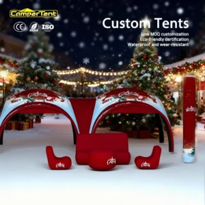 Canopy Pneumatic Advertising Tent Inflatable 600D Polyester TPU Frame Customizable Colors Logos Dye Sublimation Camouflage Trade