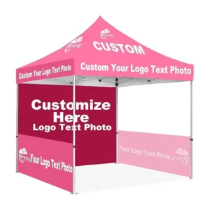 Canopy Tent 10×10 Custom Print Custom Tent 10ft X 10ft Promotional Personalized Canopy Trade Show Tent