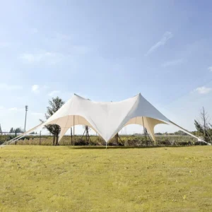 Canopy Tent for 40-60 People Thicken 850D Oxford Cloth Shape Stretch Outdoor Peaks Starshade Tents
