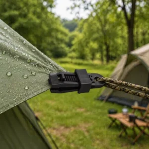 Canopy Windproof Adjustable Thermoplastic Rubber Large Size Guy Line Buckle Clip